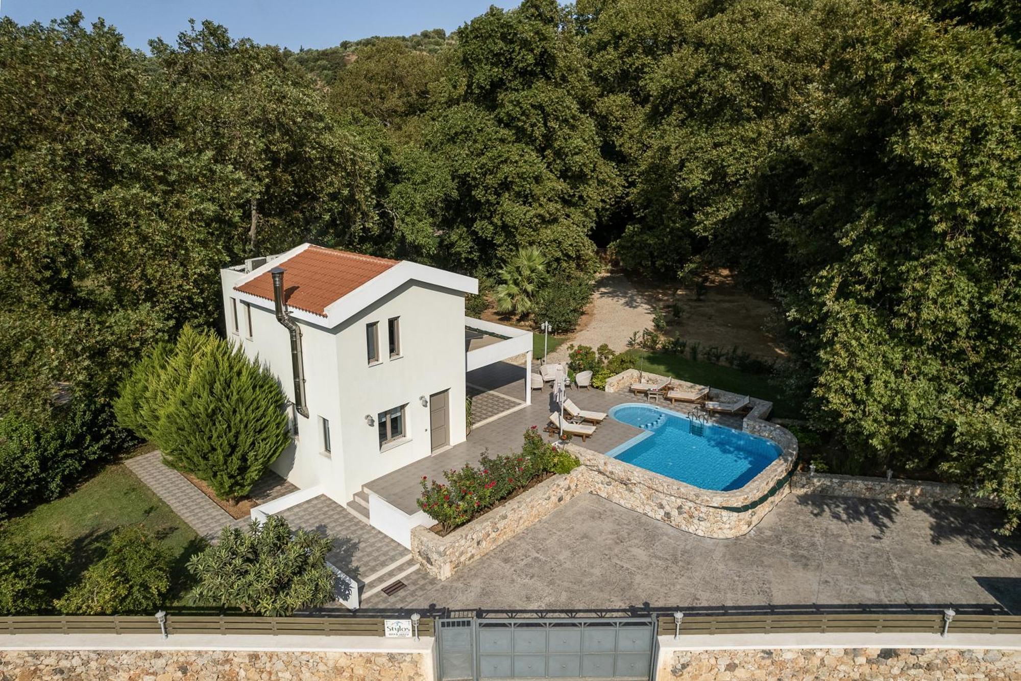 Villa Nature, Heated Pool Kalyves Exterior foto