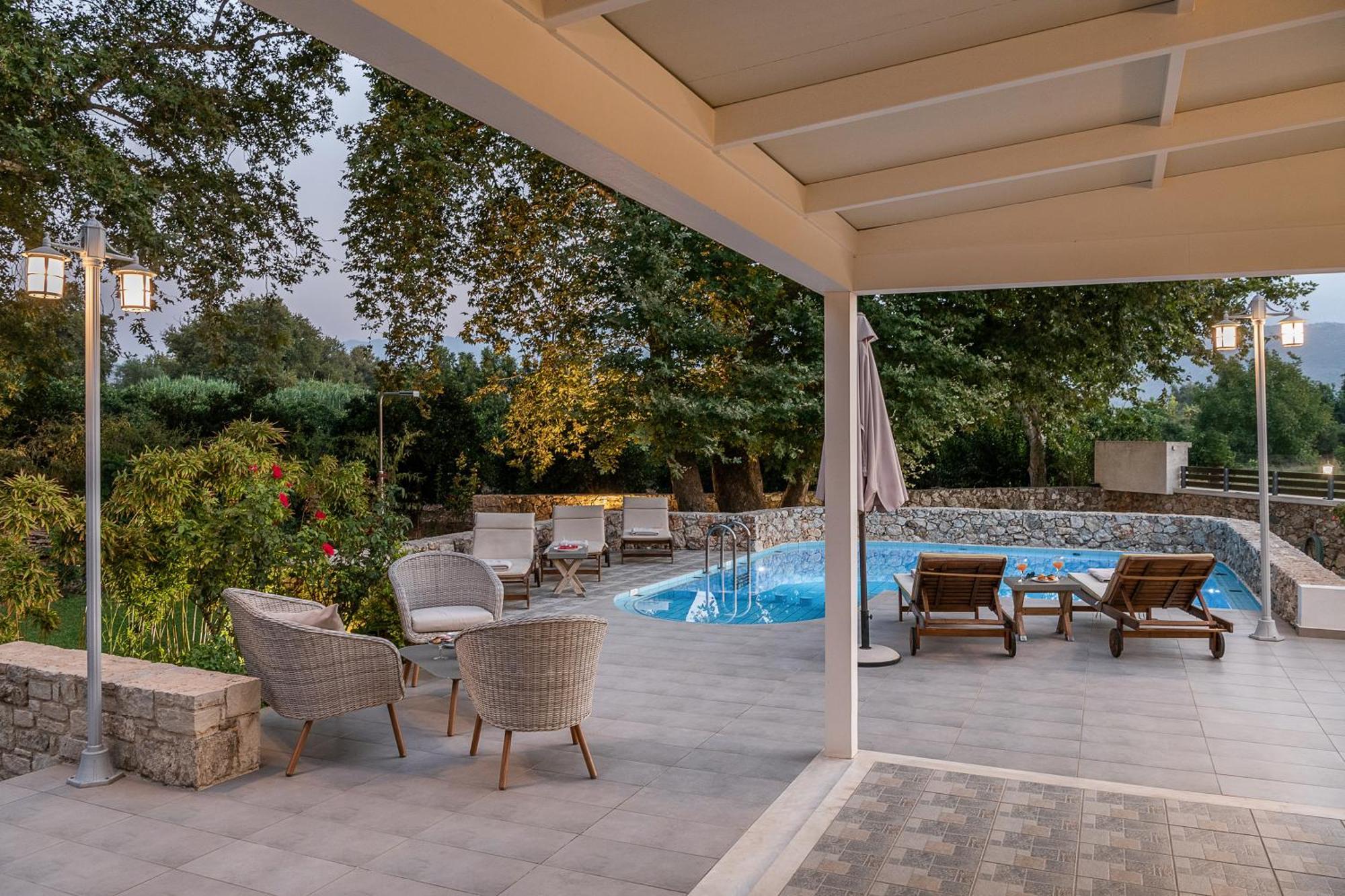 Villa Nature, Heated Pool Kalyves Exterior foto