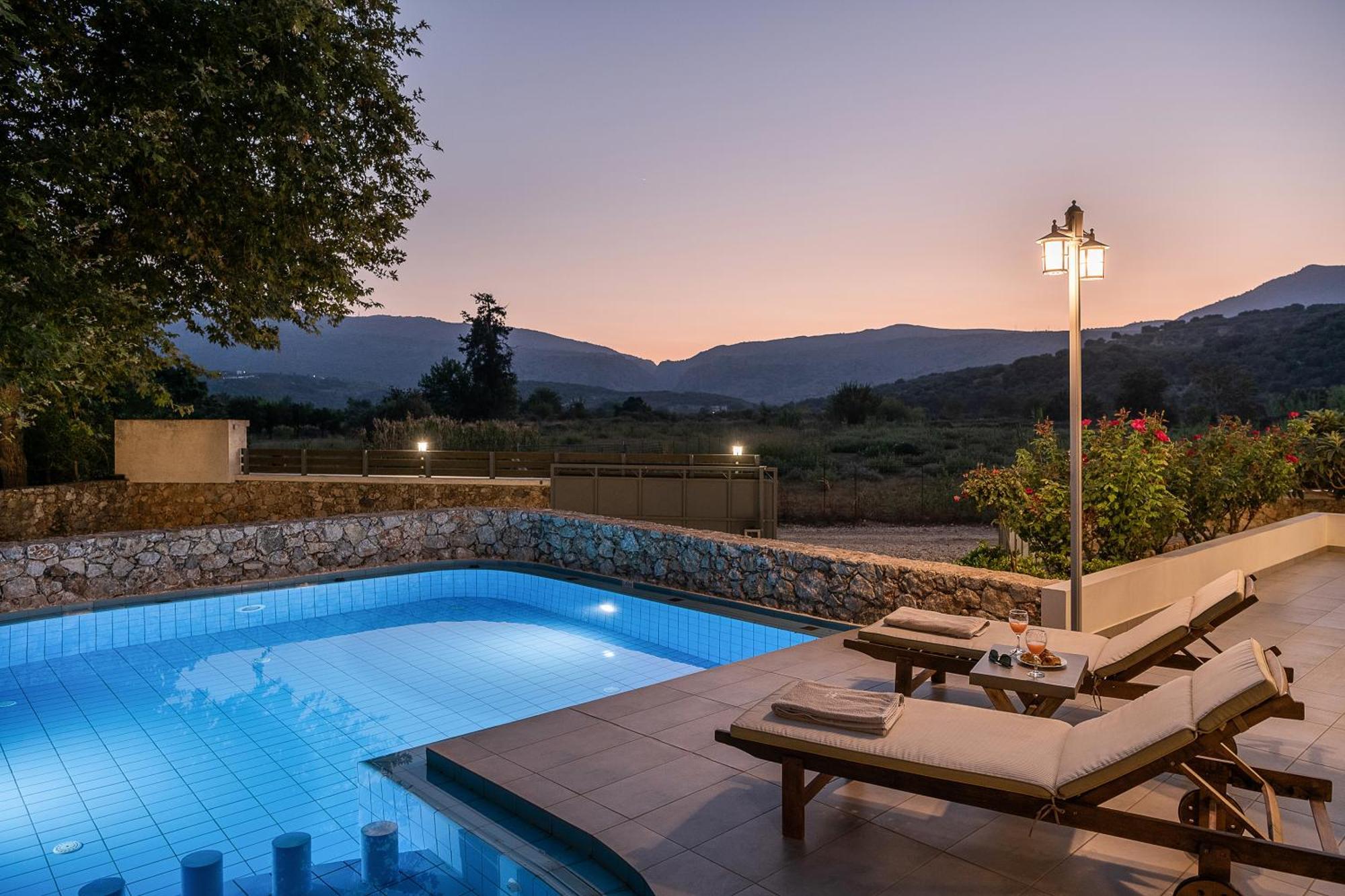 Villa Nature, Heated Pool Kalyves Exterior foto