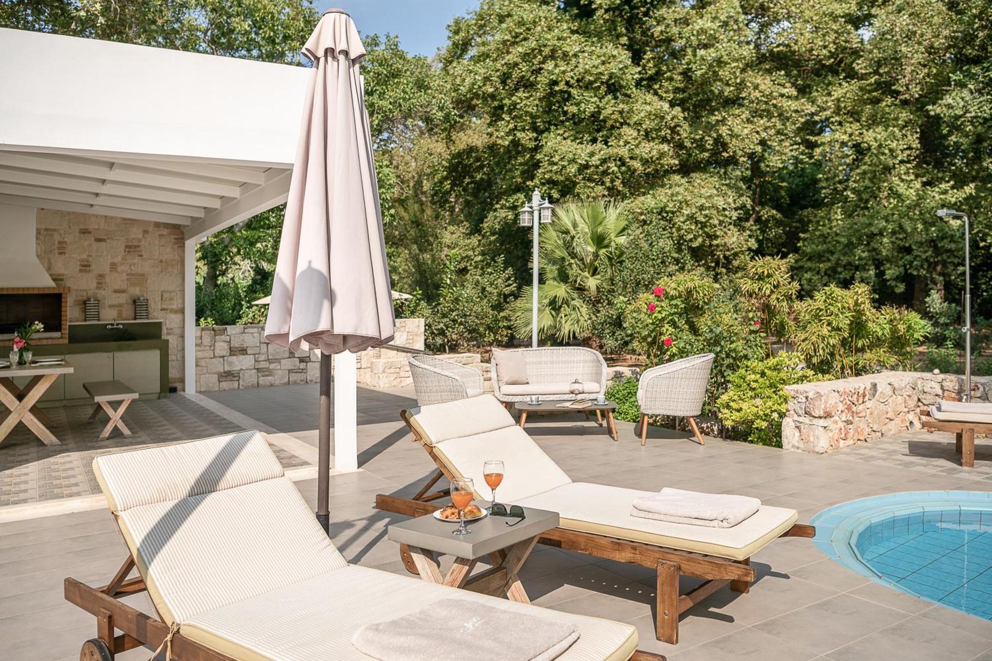 Villa Nature, Heated Pool Kalyves Exterior foto