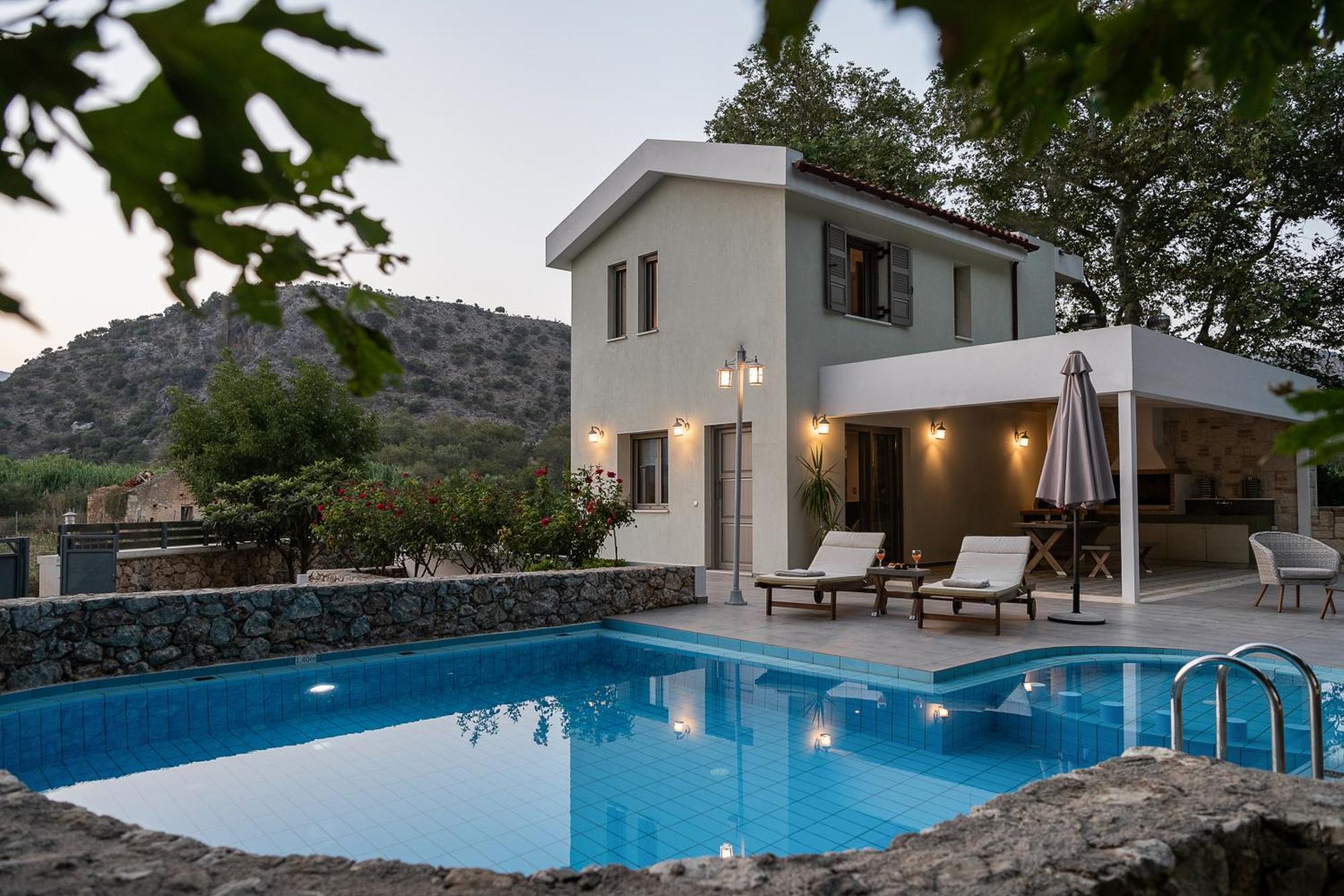 Villa Nature, Heated Pool Kalyves Exterior foto
