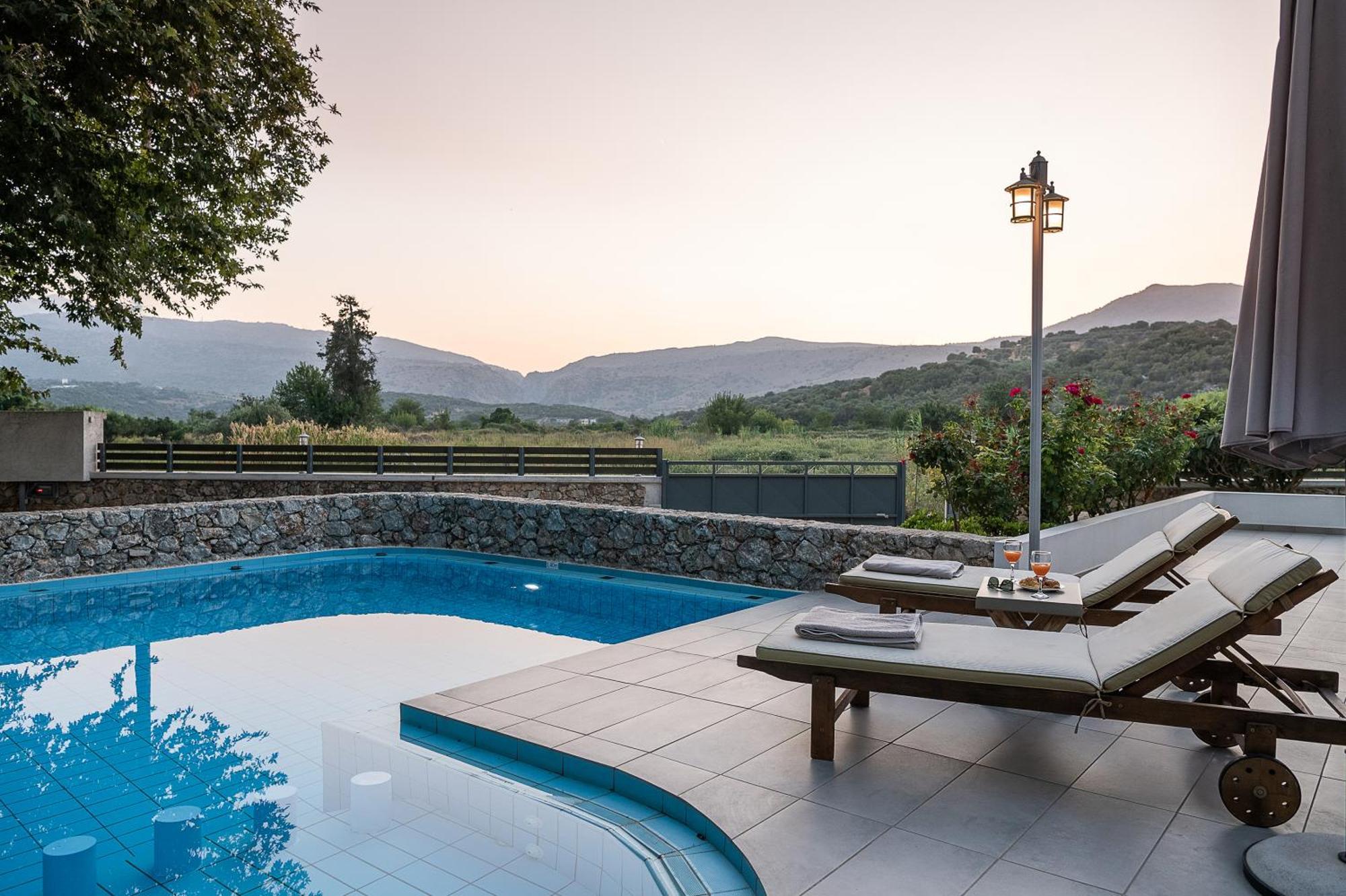 Villa Nature, Heated Pool Kalyves Exterior foto